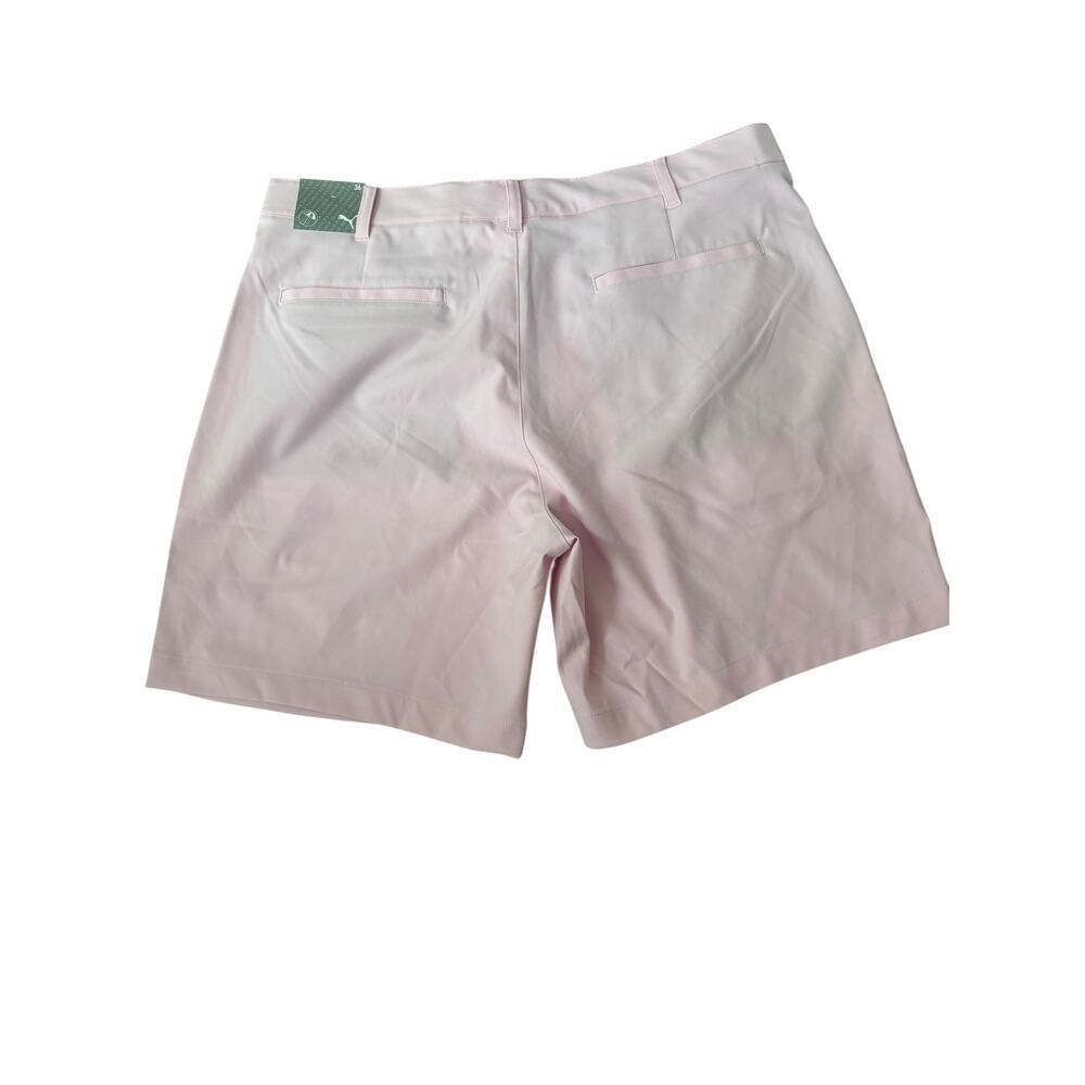 PUMA X AP Men's Pale Pink Pleated 7" Golf Shorts Size 36 - Picture 6 of 9